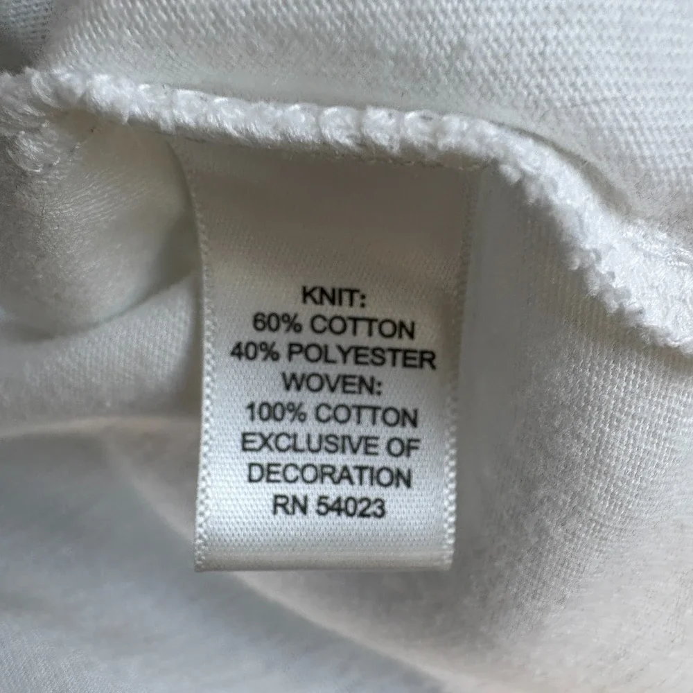 Banana Republic Polo Shirt Men Large White Blue Striped Knit Cotton Short Sleeve